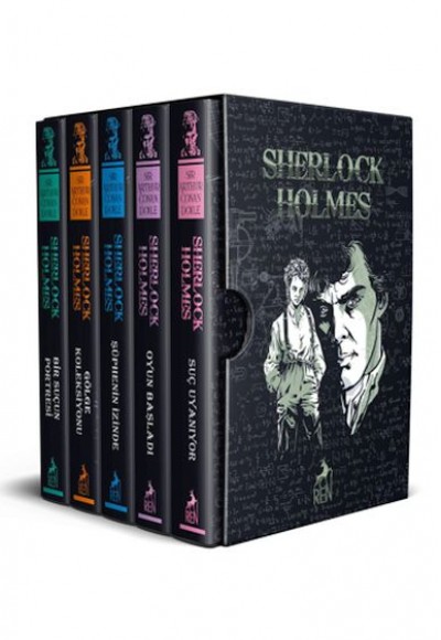 Sherlock Holmes 5 Kitap Özel Baskı Ciltli Set Sherlock Holmes 5 Kitap Özel Baskı Ciltli Set