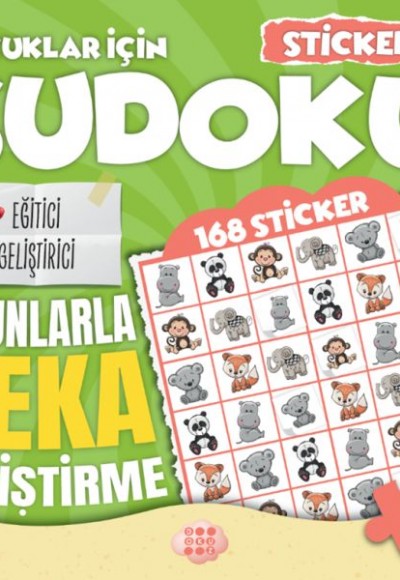 Çocuklar için Sudoku - Sticker Hediyeli Zor Seviye 2 Çocuklar için Sudoku - Sticker Hediyeli Zor Seviye 2