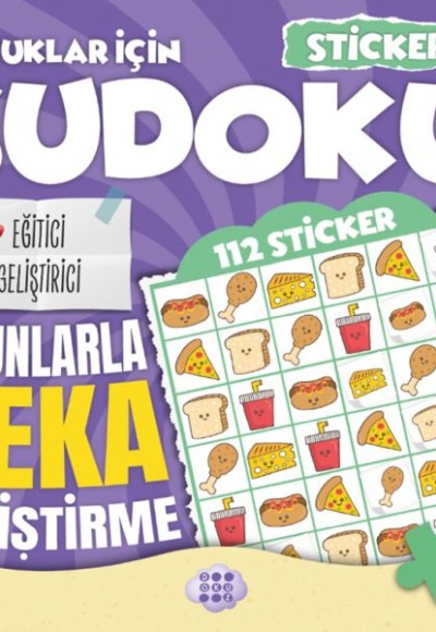 Çocuklar için Sudoku - Sticker Hediyeli Zor Seviye 4 Çocuklar için Sudoku - Sticker Hediyeli Zor Seviye 4
