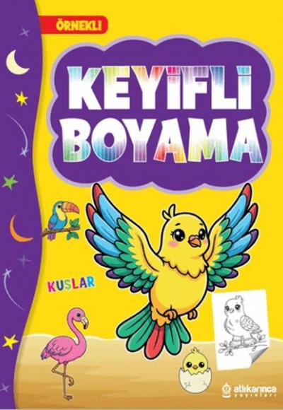 Keyifli Boyama Kuşlar 48 Sayfa Keyifli Boyama Kuşlar 48 Sayfa