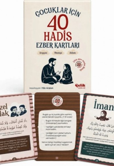 Çocuklar için 40 Hadis Ezber Kartları