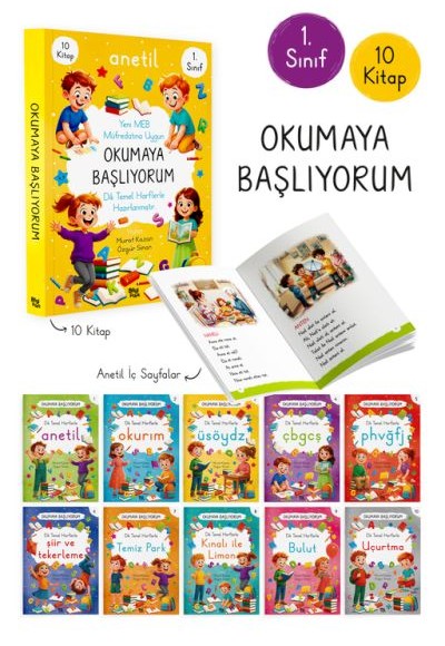 Okumaya Başlıyorum – ANETİL 10 Kitap Okumaya Başlıyorum – ANETİL 10 Kitap