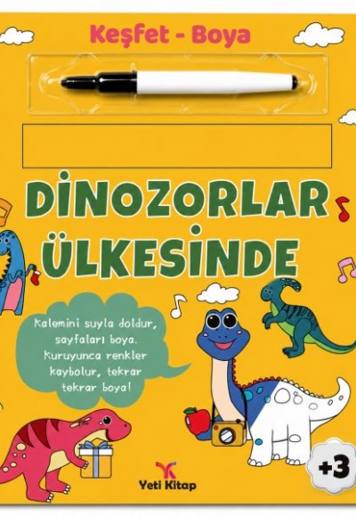 Keşfet Boya Dinozorlar Ülkesinde Keşfet Boya Dinozorlar Ülkesinde