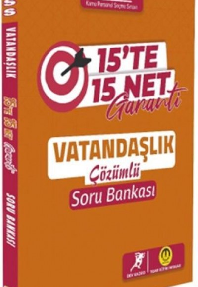 Tasarı Yayınları KPSS Vatandaşlık 15 te 15 Net Garanti Soru Bankası Tasarı Yayınları KPSS Vatandaşlık 15 te 15 Net Garanti Soru Bankası