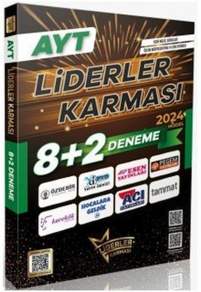 Liderler Karması 2024 Model AYT 8 + 2 Deneme Seti Liderler Karması 2024 Model AYT 8 + 2 Deneme Seti