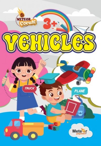 Vehıcles (Araçlar) Türkçe – İngilizce Boyama Kitabı Vehıcles (Araçlar) Türkçe – İngilizce Boyama Kitabı