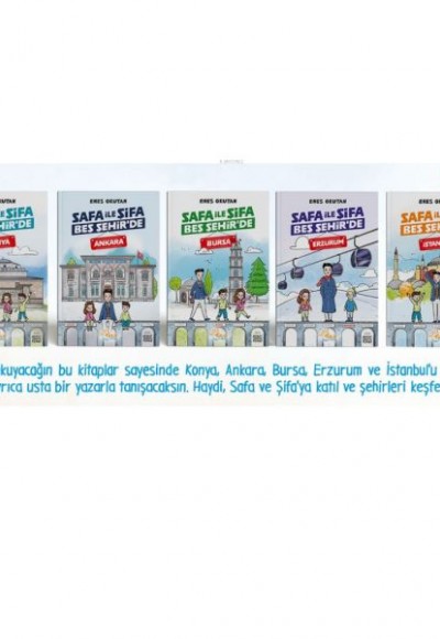 Safa İle Şifa Beş Şehir'de (5 Kitap) Safa İle Şifa Beş Şehir'de (5 Kitap)