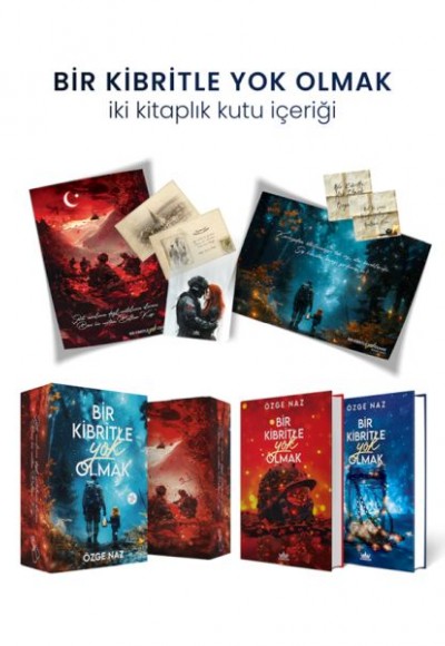 Bir Kibritle Yok Olmak İki Kitaplık Hediyeli Özel Kutu (Ciltli) Bir Kibritle Yok Olmak İki Kitaplık Hediyeli Özel Kutu (Ciltli)