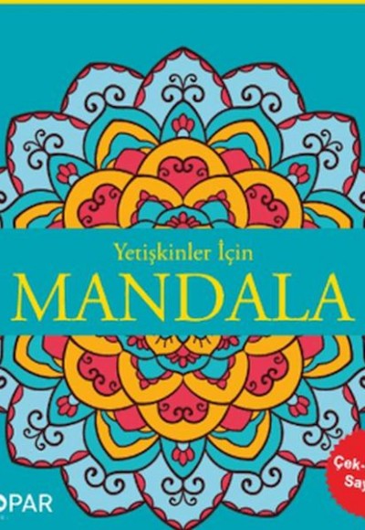 Yetişkinler İçin Mandala - Mavi Yetişkinler İçin Mandala - Mavi