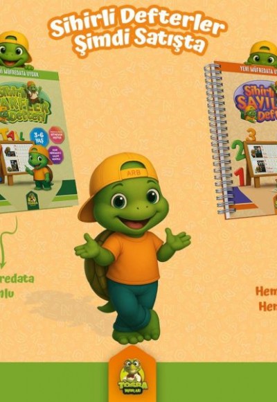 Sihirli Harfler ve Sihirli Sayılar Defteri 2 Kitap Set