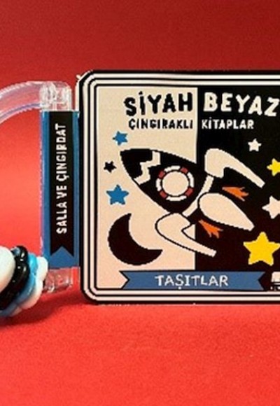 Siyah Beyaz Çıngıraklı Kitaplar Taşıtlar Siyah Beyaz Çıngıraklı Kitaplar Taşıtlar
