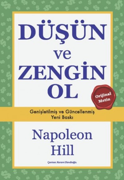 Düşün ve Zengin Ol Düşün ve Zengin Ol