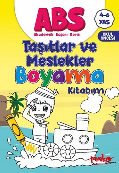 ABS 4-6 Yaş Taşıtlar ve Meslekler Kitabım