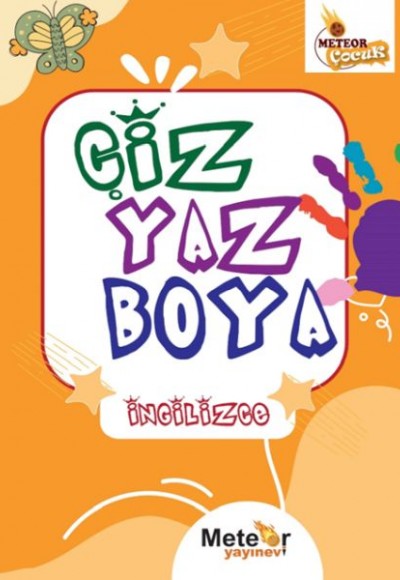 Çiz Yaz Boya İngilizce Boyama Kitabı Çiz Yaz Boya İngilizce Boyama Kitabı