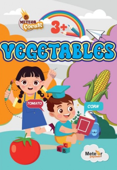 Vegetables (Sebzeler) Türkçe – İngilizce Boyama Kitabı Vegetables (Sebzeler) Türkçe – İngilizce Boyama Kitabı