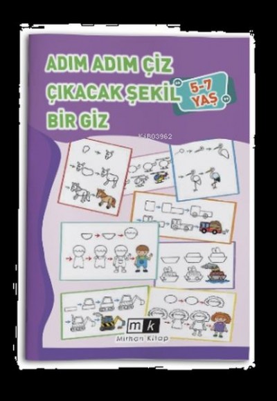 Adım Adım Çiz Çıkacak Şekil Bir Giz 5-7 Yaş Adım Adım Çiz Çıkacak Şekil Bir Giz 5-7 Yaş