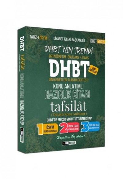 YediBeyza 2022 Dhbt Tafsilât Konu Anlatımlı Hazırlık Kitabı YediBeyza 2022 Dhbt Tafsilât Konu Anlatımlı Hazırlık Kitabı