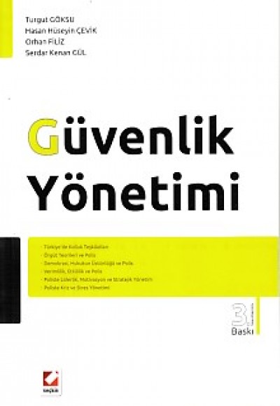 Güvenlik Yönetimi Güvenlik Yönetimi