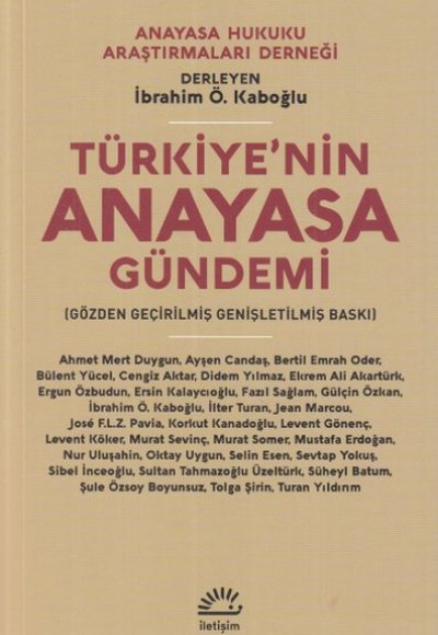Türkiyenin Anayasa Gündemi Türkiyenin Anayasa Gündemi