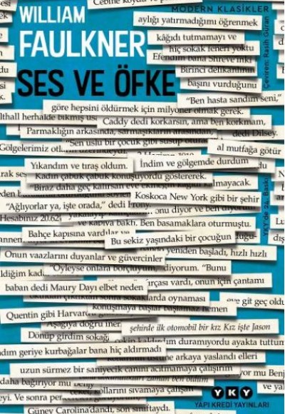 Ses ve Öfke - Modern Klasikler Ses ve Öfke - Modern Klasikler