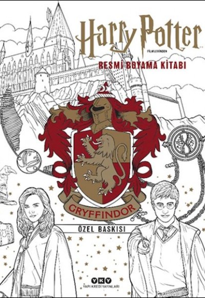 Harry Potter Filmlerinden Resmi Boyama Kitabı – Gryffindor Özel Baskısı Harry Potter Filmlerinden Resmi Boyama Kitabı – Gryffindor Özel Baskısı