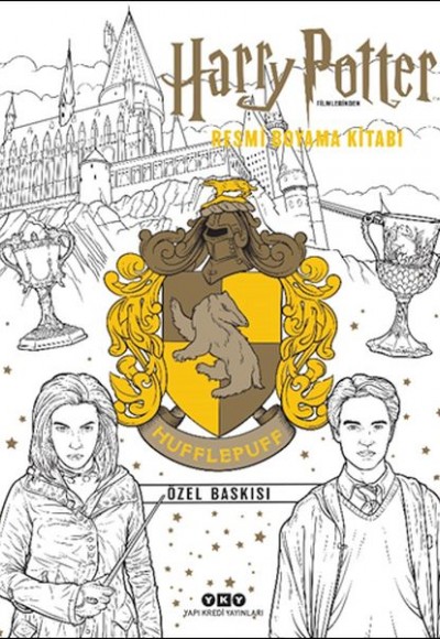 Harry Potter Filmlerinden Resmi Boyama Kitabı – Hufflepuff Özel Baskısı Harry Potter Filmlerinden Resmi Boyama Kitabı – Hufflepuff Özel Baskısı