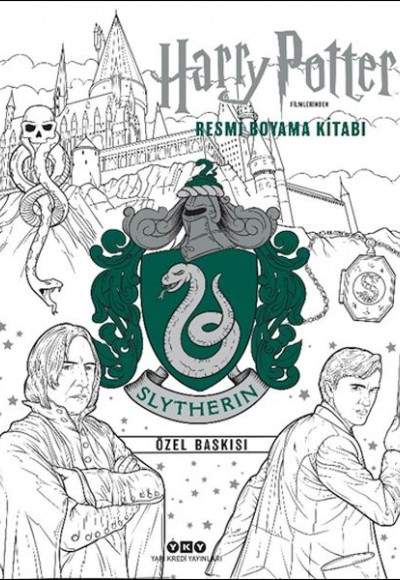 Harry Potter Filmlerinden Resmi Boyama Kitabı – Slytherin Özel Baskısı Harry Potter Filmlerinden Resmi Boyama Kitabı – Slytherin Özel Baskısı