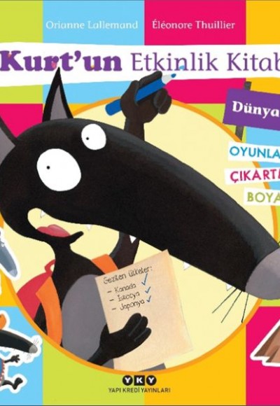 Kurt’un Etkinlik Kitabı- Dünya Turu Kurt’un Etkinlik Kitabı- Dünya Turu
