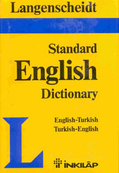 İngilizce Türkçe Langenscheidts Standart Sözlük İngilizce Türkçe Langenscheidts Standart Sözlük