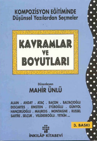 Kavramlar ve Boyutları Kavramlar ve Boyutları