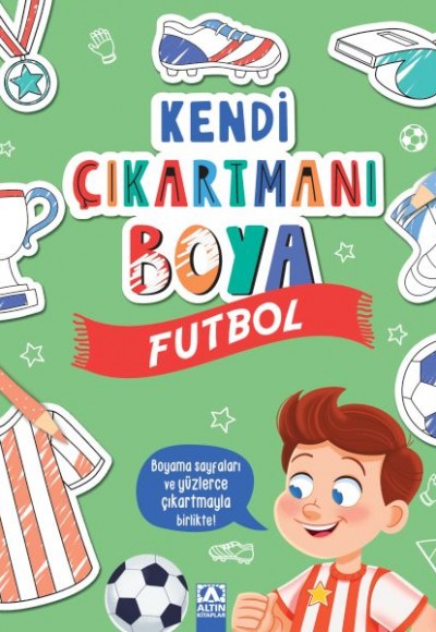 Kendi Çıkartmanı Boya - Futbol Kendi Çıkartmanı Boya - Futbol
