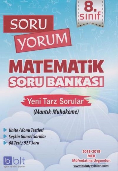 Bulut 8. Sınıf Soru Yorum Matematik Soru Bankası