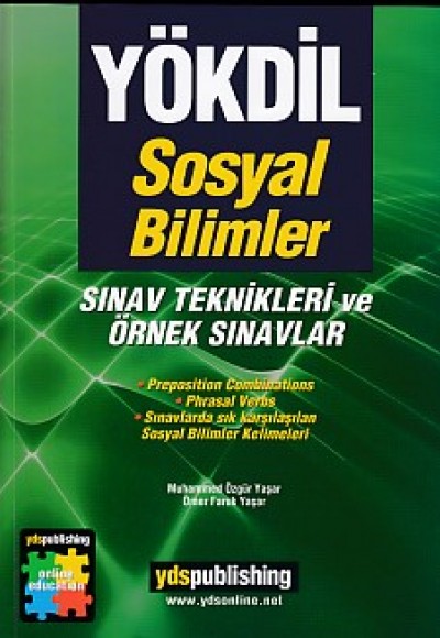 YÖKDİL Sosyal Bilimler Sınav Teknikleri ve Örnek Sınavlar YÖKDİL Sosyal Bilimler Sınav Teknikleri ve Örnek Sınavlar
