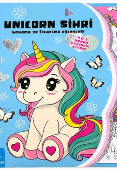 Unicorn Sihri - Boyama ve Çıkartma Eğlencesi Unicorn Sihri - Boyama ve Çıkartma Eğlencesi
