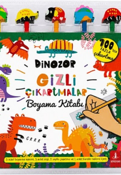 Dinozor Gizli Çıkartmalar Boyama Kitabı Dinozor Gizli Çıkartmalar Boyama Kitabı