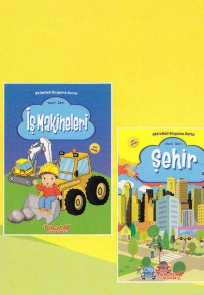 Aktiviteli Boyama Serisi - Mavi (6 Kitap) Aktiviteli Boyama Serisi - Mavi (6 Kitap)