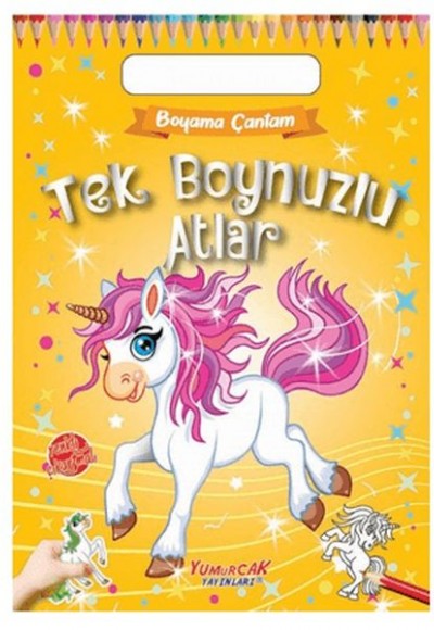 Boyama Çantam - Tek Boynuzlu Atlar Boyama Çantam - Tek Boynuzlu Atlar