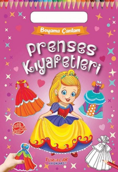 Boyama Çantam - Prenses Kıyafetleri Boyama Çantam - Prenses Kıyafetleri