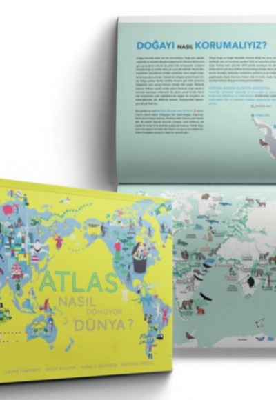 Atlas - Nasıl Dönüyor Dünya (Ciltli) Atlas - Nasıl Dönüyor Dünya (Ciltli)