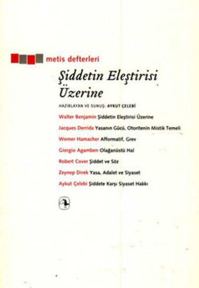 Şiddetin Eleştirisi Üzerine Şiddetin Eleştirisi Üzerine