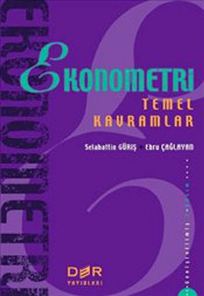 Ekonometri Temel Kavramlar Ekonometri Temel Kavramlar