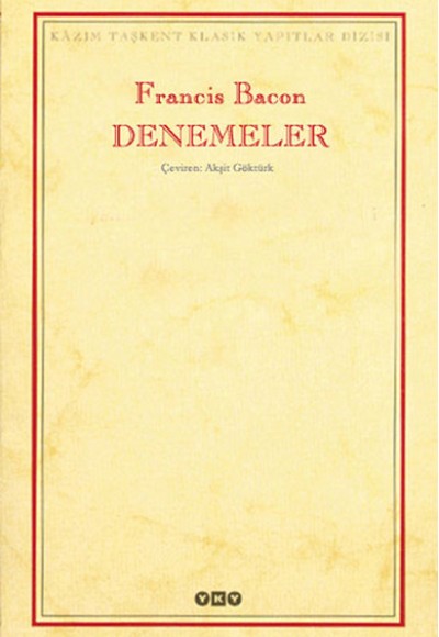 Denemeler-Bacon Denemeler-Bacon