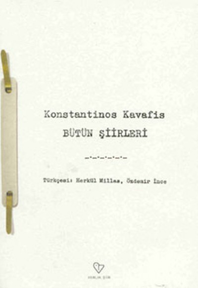 Konstantinos Kavafis Bütün Şiirleri Konstantinos Kavafis Bütün Şiirleri