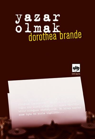 Yazar Olmak Yazar Olmak