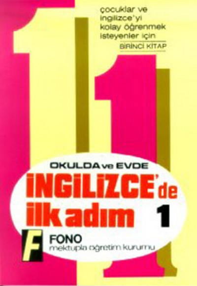 Kendi Kendine İngilizce İlk Adım 1. Kitap Kendi Kendine İngilizce İlk Adım 1. Kitap