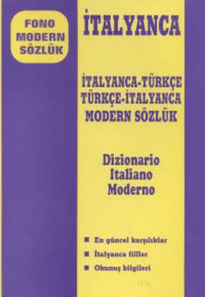 İtalyanca Türkçe Modern Sözlük İtalyanca Türkçe Modern Sözlük