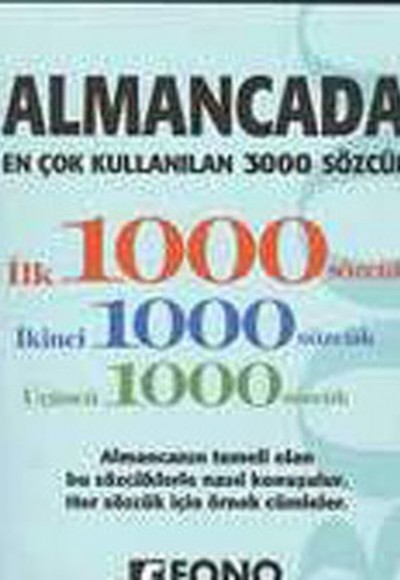 Almancada En Çok Kullanılan 3000 Sözcük Almancada En Çok Kullanılan 3000 Sözcük