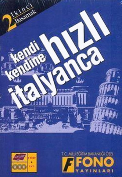 Kendi Kendine Hızlı İtalyanca 2.Basamak 2 Kitap 3 CD Kendi Kendine Hızlı İtalyanca 2.Basamak 2 Kitap 3 CD