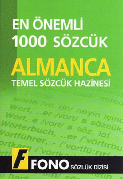 Almancada En Önemli 1000 Sözcük Almancada En Önemli 1000 Sözcük