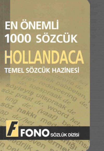 Hollandacada En Önemli 1000 Sözcük Hollandacada En Önemli 1000 Sözcük